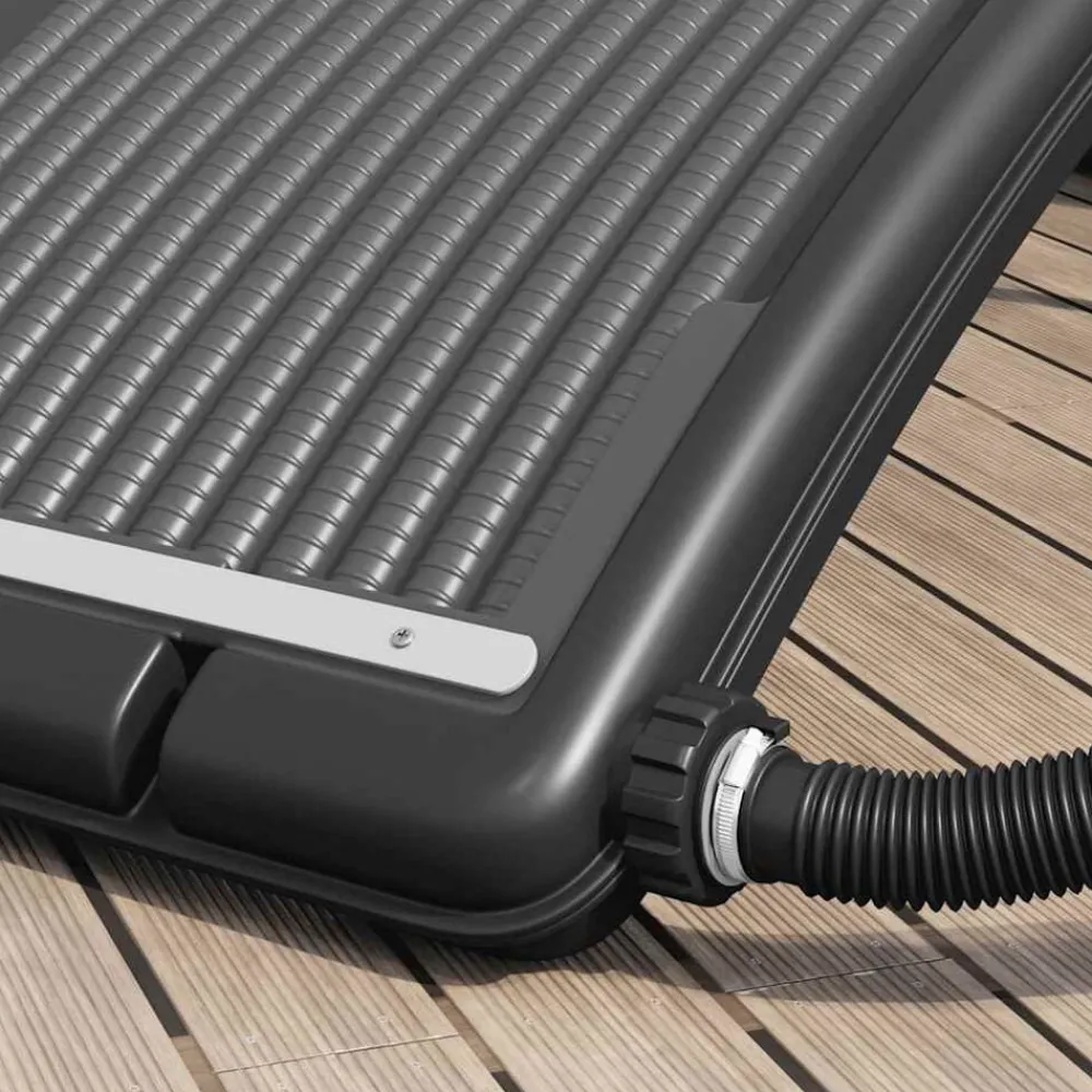 vidaXL Piscina Y Spa-Panel calefactor solar para piscina curvada 110x65 cm