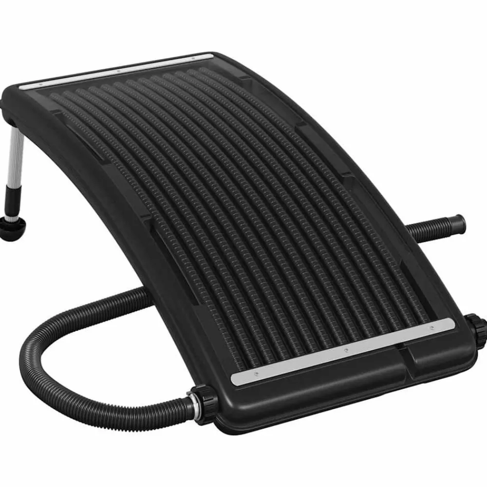 vidaXL Piscina Y Spa-Panel calefactor solar para piscina curvada 110x65 cm