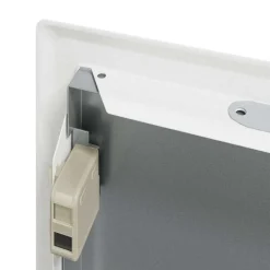 vidaXL Panel de acceso 2 pcs 23 x 23 x 3 cm Acero Hot