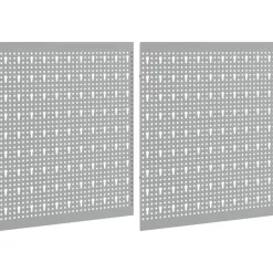 vidaXL Panel de Herramientas 2 pcs Gris 100 x 1 x 60 cm Best