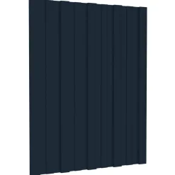 vidaXL Panel de techo 12 pcs 60 x 45 cm Acero galvanizado Antracita Best