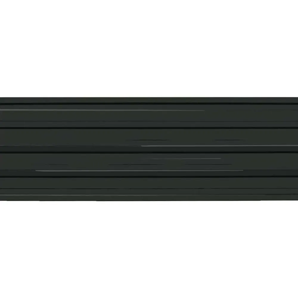 vidaXL Panel de techo 12 pcs 129 x 45 cm Acero galvanizado Antracita Clearance