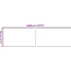 vidaXL Vallas De Jardín-Panel de valla de PVC verde 35x0,19 m