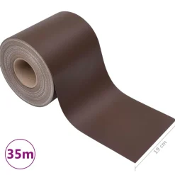 vidaXL Panel de valla de PVC marrón 35x0,19 m Marr&oacute;n Hot