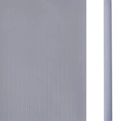vidaXL Panel de valla de PVC 35x0,19 m gris claro mate