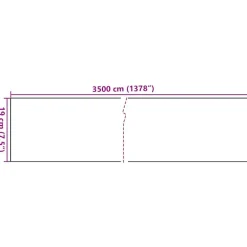 vidaXL Panel de valla de PVC 35x0,19 m gris claro mate