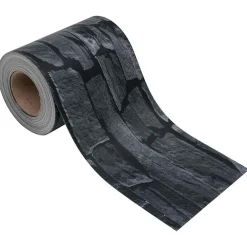 vidaXL Vallas De Jardín-Panel de valla de PVC gris aspecto piedra 35x0,19 m