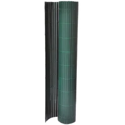 vidaXL Vallas De Jardín-Panel de valla PVC verde 90x300 cm