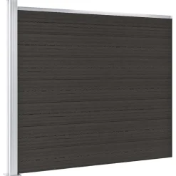 vidaXL Vallas De Jardín-Panel de valla WPC 175x146 cm