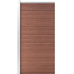 vidaXL Panel de valla WPC marrón 95x186 cm Marrón New
