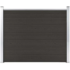 vidaXL Vallas De Jardín-Panel de valla WPC 180x146 cm