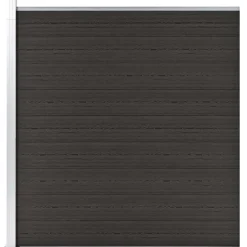 vidaXL Vallas De Jardín-Panel de valla WPC 175x186 cm