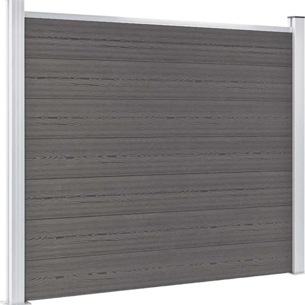 vidaXL Vallas De Jardín-Panel de valla WPC 180x146 cm