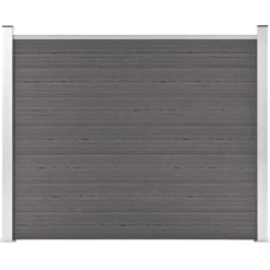 vidaXL Vallas De Jardín-Panel de valla WPC 180x146 cm
