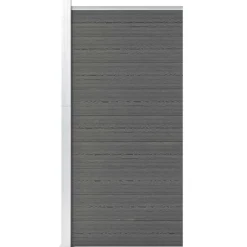 vidaXL Vallas De Jardín-Panel de valla WPC 95x186 cm