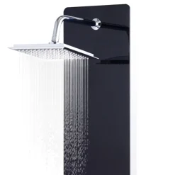 vidaXL Fontanería-Panel ducha de vidrio 25x44,6x130 cm