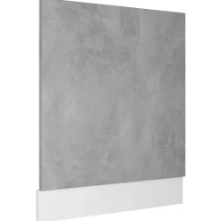 vidaXL Panel para lavavajillas "Lyon" gris hormigón 59,5x3x67 cm madera de ingeniería Gris hormig&oacute;n Clearance