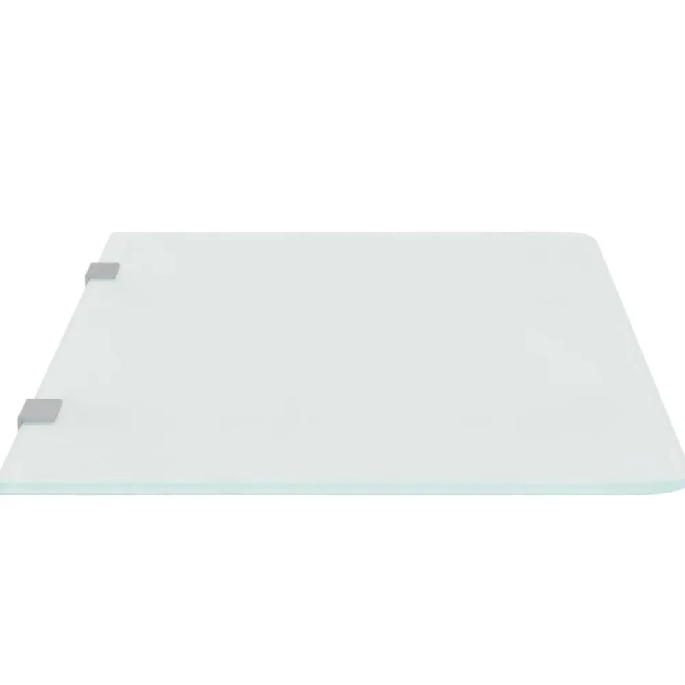 vidaXL Fontanería-Panel privacidad de urinario de pared vidrio templado 90x40 cm