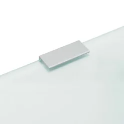 vidaXL Fontanería-Panel privacidad de urinario de pared vidrio templado 90x40 cm