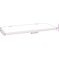 vidaXL Fontanería-Panel privacidad urinario pared vidrio templado 90x40 cm