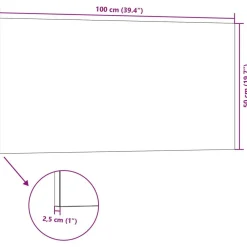vidaXL Materiales De Construcción-Paneles de pared 10 pcs Marrón Claro 100 x 50 cm Espuma EPS