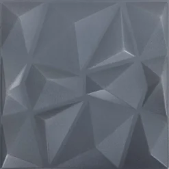 vidaXL Paneles de pared 24 pcs 50 x 50 cm Espuma XPS Gris diamante