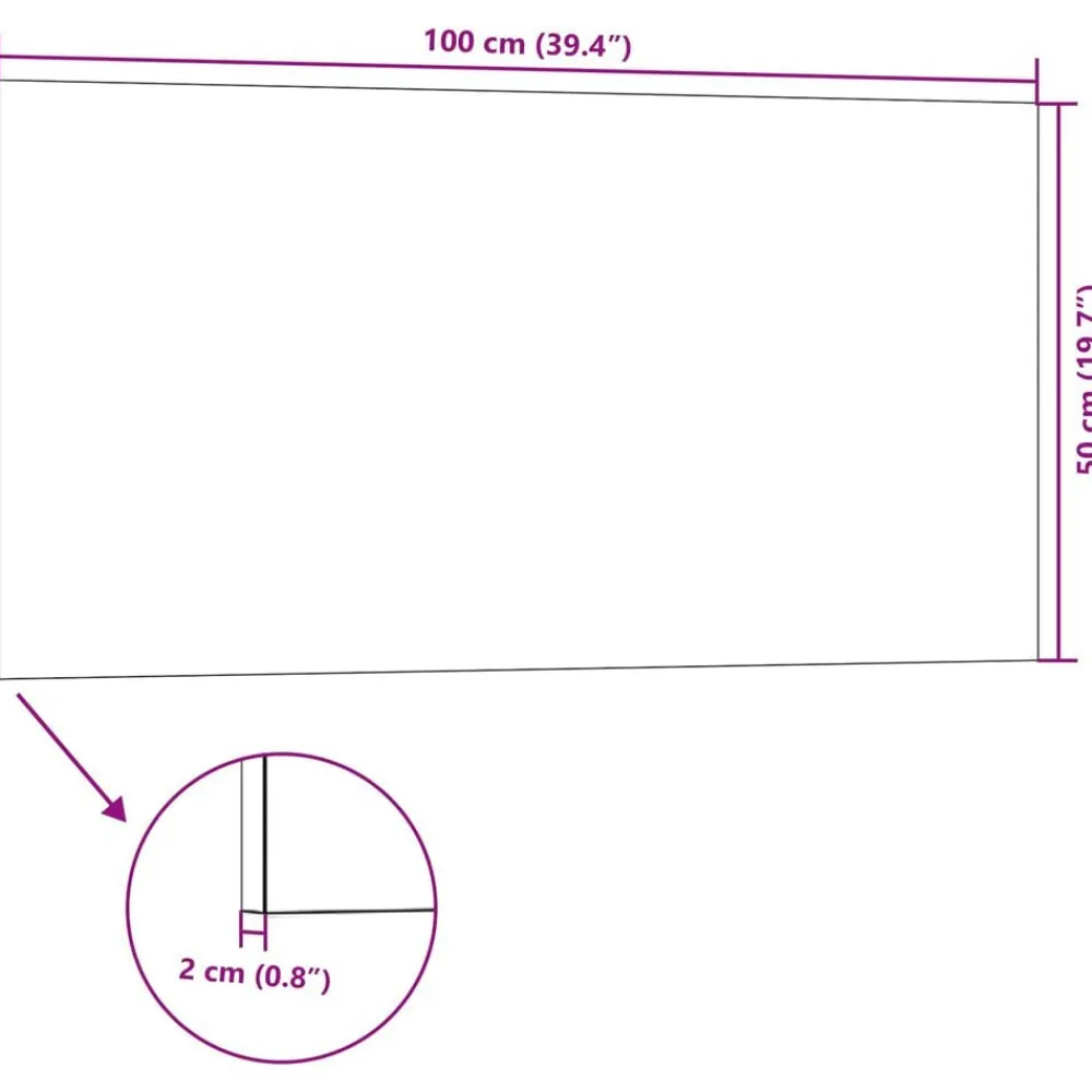 vidaXL Materiales De Construcción-Paneles de pared 10 pcs Rojo 100 x 50 cm Espuma EPS