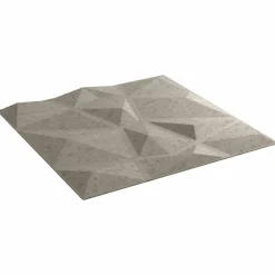vidaXL Paneles de pared 24 pcs 50 x 50 cm Espuma XPS Gris concreto Online