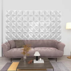 vidaXL Materiales De Construcción-Paneles de pared 48 pcs 50 x 50 cm Espuma XPS