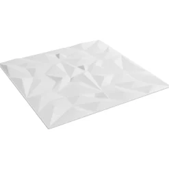 vidaXL Paneles de pared 48 pcs 50 x 50 cm Espuma XPS Blanco Hot