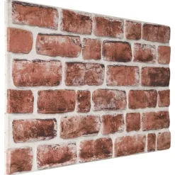 vidaXL Materiales De Construcción-Paneles de pared 10 pcs Marrón oscuro y 100 x 50 cm Espuma EPS