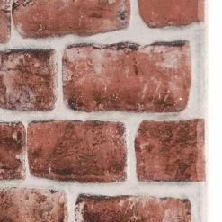 vidaXL Materiales De Construcción-Paneles de pared 10 pcs Marrón oscuro y 100 x 50 cm Espuma EPS