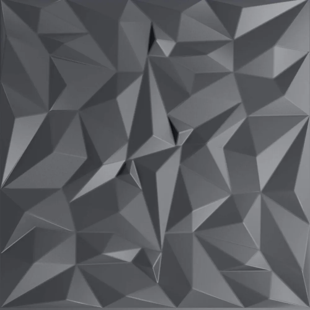 vidaXL Paneles de pared 12 pcs Gris Amatista 50 x 50 cm Espuma XPS Amatista gris