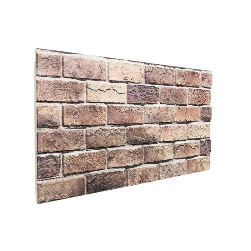 vidaXL Paneles de pared 10 pcs Marrón y gris 100 x 50 cm Espuma EPS Marrón y gris Sale