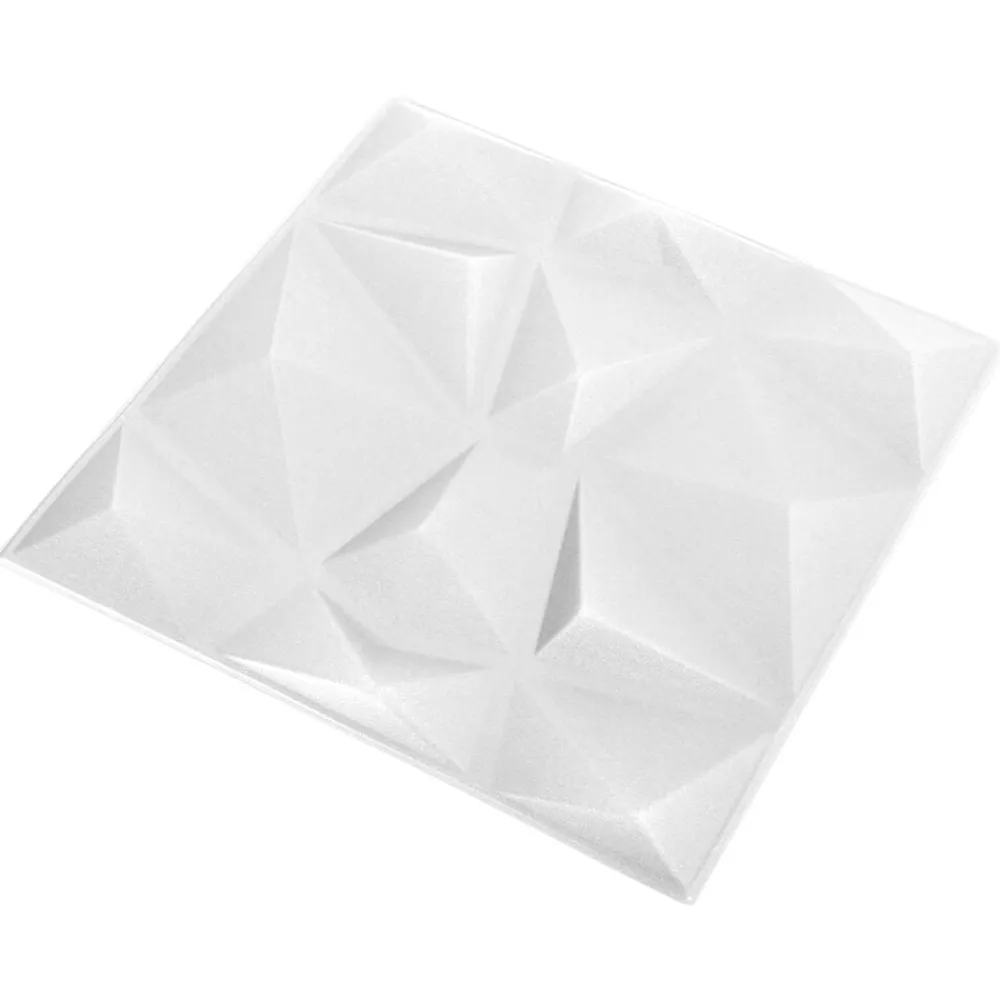 vidaXL Paneles de pared 48 pcs 50 x 50 cm Espuma XPS diamante New