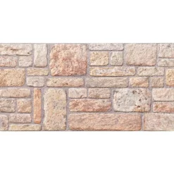 vidaXL Materiales De Construcción-Paneles de pared 10 pcs Marrón claro y 100 x 50 cm Espuma EPS