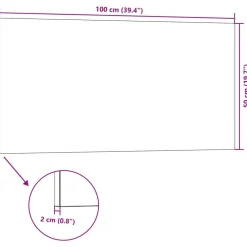 vidaXL Materiales De Construcción-Paneles de pared 10 pcs Marrón claro y 100 x 50 cm Espuma EPS