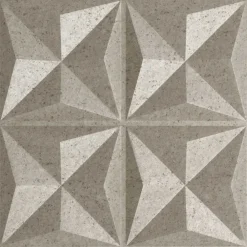 vidaXL Materiales De Construcción-Paneles de pared 24 pcs Origami Betón 50 x 50 cm Espuma XPS