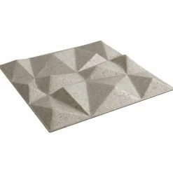 vidaXL Paneles de pared 12 pcs Betón Diamante 50 x 50 cm Espuma XPS Bet&oacute;n diamante Discount