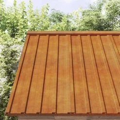 vidaXL Materiales De Construcción-Paneles de tejado 12 uds acero corten oxidado 60x44 cm