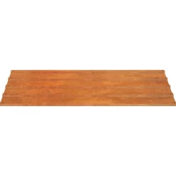 vidaXL Materiales De Construcción-Paneles de tejado 12 uds acero corten oxidado 60x44 cm