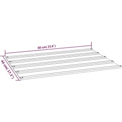 vidaXL Materiales De Construcción-Paneles de tejado 12 uds acero corten oxidado 60x44 cm