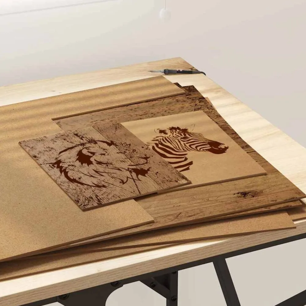 vidaXL Arte Y Ocio-Paneles Decorativos 12 pcs Madera vieja 40 x 60 x 0.27 cm