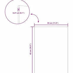 vidaXL Paneles Decorativos 12 pcs 30 x 42 x 0.27 cm Roble ahumado Online