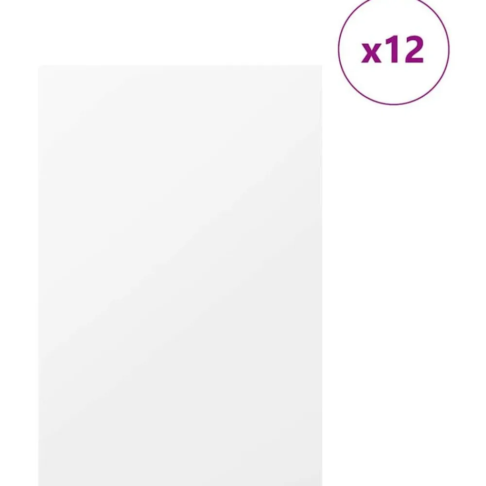 vidaXL Arte Y Ocio-Paneles Decorativos 12 pcs 40 x 60 x 0.27 cm
