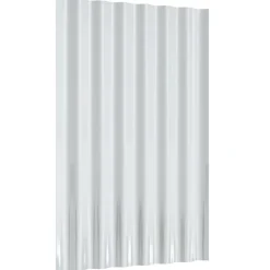 vidaXL Materiales De Construcción-Paneles tejado 12 unidades acero galvanizado 60x36 cm