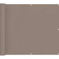 vidaXL Pantalla de Balcón 100 x 700 cm Tela Oxford Taupé