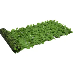 vidaXL Jardín-Pantalla de balcón de hojas 200x75 cm
