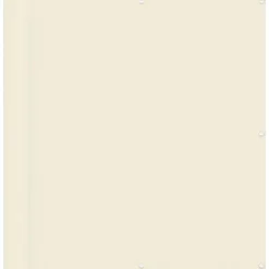vidaXL Pantalla de Balcón 110 x 300 cm Tela Oxford Crema