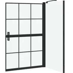 vidaXL Pantalla de ducha de baño Manual 116 x 68 x 128 cm Clearance